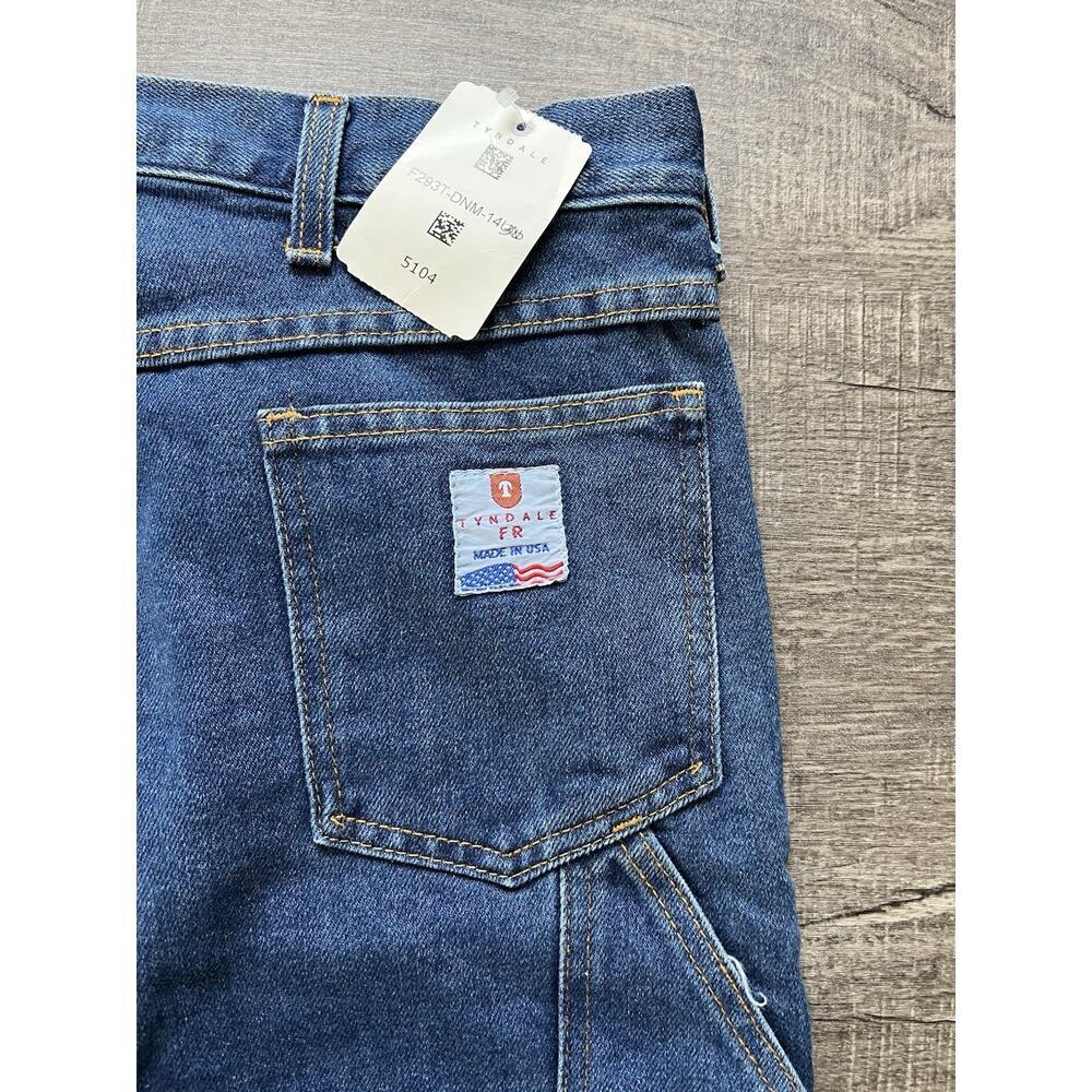 Tyndale FR Women’s Relaxed Fit Jeans Straight Leg Denim Blue 14x30 USA F293T NWT - Picture 8 of 11